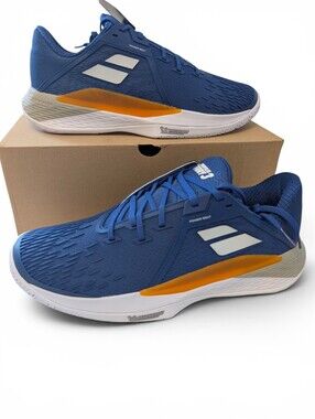 BABOLAT Propulse Fury 3 Shoe Blue All Court Men Tennis Pickleball Padel 12.5 New